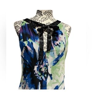 Beautiful halter top with lace trim